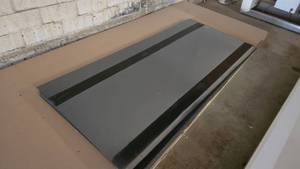 lot 1036 image: Approx 6 Sheets of Black 12 UltraBoard (For Sign Making), 4 x 8
