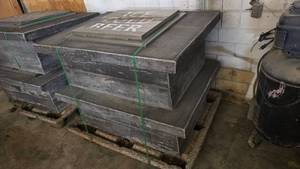 lot 1043 image: Outdoor Beer Cooler w Built-In Table & Fire Magic 25 Drop-In Refreshment Center, Model 33596  LOOK UP HOW MUCH THE FIRE MAGIC COSTS  QUANTITY 2 BID IS TIMES THE QUANTITY SO YOU ARE BIDDING PER COOLER