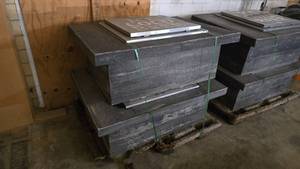 lot 1044 image: Outdoor Beer Cooler w Built-In Table & Fire Magic 25 Drop-In Refreshment Center, Model 33596  LOOK UP HOW MUCH THE FIRE MAGIC COSTS  QUANTITY 2 BID IS TIMES THE QUANTITY SO YOU ARE BIDDING PER COOLER