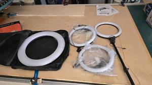 lot 1065 image: Lot of 4 Hoop Lights