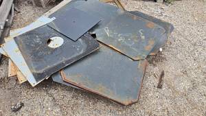 lot 1077 image: Large Lot of Steel Plates