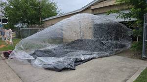Inflatable Drive-In Bubble.  Approx 25' Long, 18' Wide & 12' Tall.  THIS WAS USED AT TOP GOLF.  THEY WOULD PARK VEHICLES IN IT AND LET PEOPLE HIT GOLF BALLS AT IT.  WE DIDN'T BLOW IT UP ALL THE WAY...IT WAS TOO WINDY.