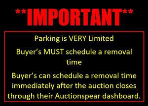 lot 400 image: IMPORTANT  3 DAY PICK UP ONLY  NO EXCEPTIONS