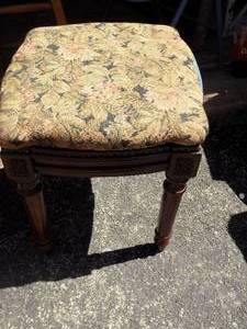 lot 154 image: padded stool