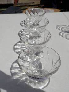 lot 163 image: sherbet glasses