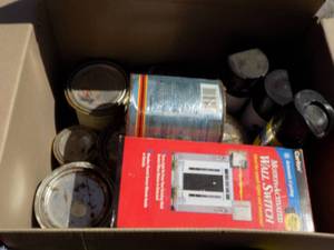 lot 201 image: various paint wood finish and more