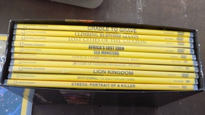 lot 315 image: NATIONAL GEOGRAPHIC DVDS