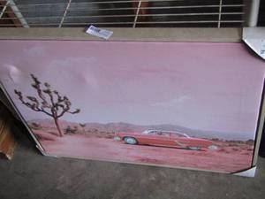 lot 32 image: framed canvas