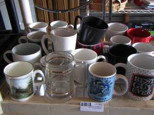 lot 43 image: large lot of various coffee cups