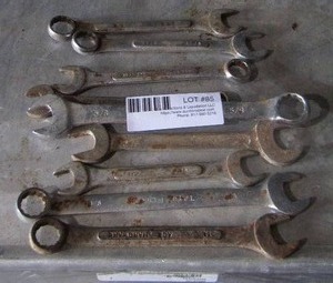 lot 85 image: various size wrenches
