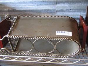 lot 113 image: wine holder, book shelf