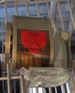 lot 115 image: giant apsco pencil sharpener