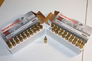 lot 17 image: Winchester 243 WSSM 100 grain deer & antelope cartridges - 2 boxes