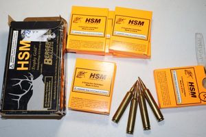 lot 40 image: HS Munitions 7mm WSSM ammo, 180 gr - 34 cartridges total
