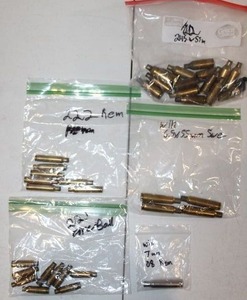 lot 111 image: Empty brass cartridges - mixed sizes