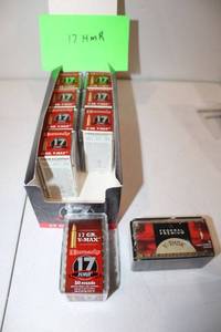 lot 113 image: Ammo 17 HMR 17 gr V-Max