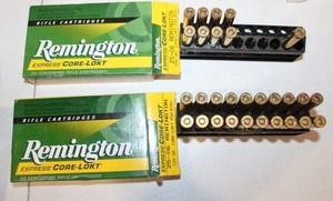 lot 120 image: Ammo Remington rifle cartridges 25-06 Core-Lokt 120gr
