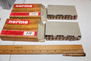 lot 127 image: Ammo Norma 7x57   150 gr cartridges