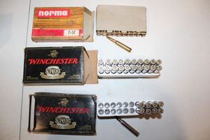 lot 130 image: Ammo Winchester 280 rem 140 gr  and Norma 7x57   150 gr