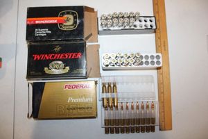 lot 133 image: Ammo Federal 25-06 Rem 117 gr, Winchester 25-06 Rem 115 gr, and Winchester 280 Rem 160 gr