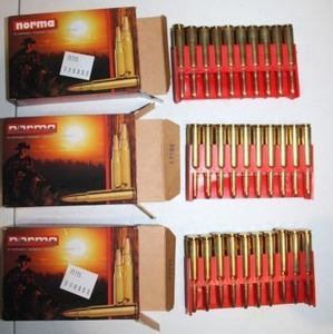 lot 148 image: Ammo Norma 6.5 x 55   156 gr - 3 boxes