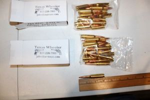 lot 156 image: Ammo Texas Wheeler 230 Rem Starline - 2 boxes