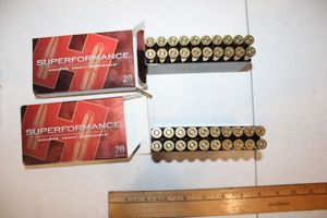 lot 160 image: Ammo Hornady 257 Rob P 117 gr SST - 2 boxes
