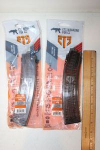 lot 184 image: ETS magazines for CZ Scorpion EVO 9mm