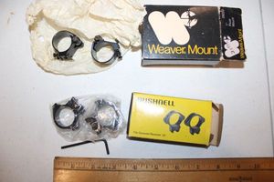 lot 246 image: Bushnell and Weaver pivot mounts