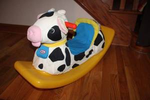 lot 55 image: Little tikes rocking cow toddler toy