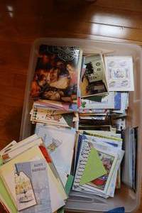 lot 91 image: Unused greeting cards - Approx. 100, all occasions