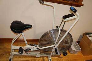 lot 160 image: Schwinn Airdyne stationary  exercise bike