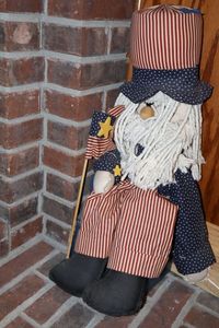 lot 174 image: Patriotic man figure