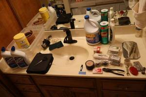 lot 245 image: Bathroom cleaners and Misc. items