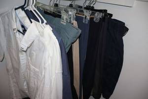 lot 252 image: Mens clothes - shorts mostly