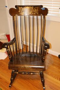 lot 308 image: Vintage rocking chair