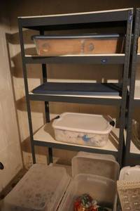 lot 320 image: Industrial shelving unit only (not contents)
