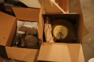 lot 332 image: Vintage ceiling light fixtures