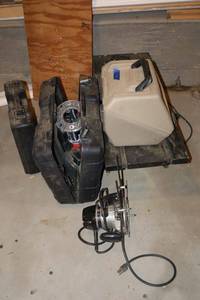 lot 343 image: Craftsman routers and table and more as shown