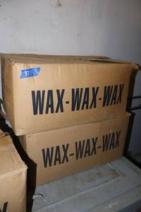 lot 375 image: 2 Boxes of wax (great for candle making)