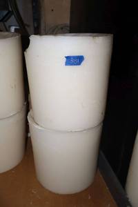 lot 381 image: 5 gallon bucket size of wax - 2 total