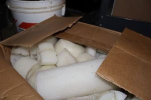 lot 378 image: Box of wax (great for candle making)