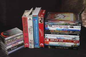 lot 35 image: VHS, Cassette Tapes and DVDs