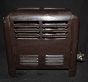 lot 80 image: Vintage Tango Liquid Propane Gas Space Heater