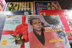 lot 138 image: Collection of Vintage Vinyl Records Featuring Perry Como Home for the Holidays LP