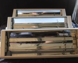 lot 235 image: Three Juno TBX39 Series Track Light fixture 120V Uses 3639-watt Biax Lamps with a 4-pin 2G11 Socket.&nbsp