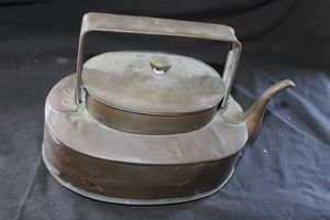 lot 245 image: Antique copper Kettle