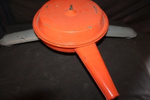lot 304 image: Vintage Mopar Dual Snorkel air cleaner, commonly used on high performance Dodge and Plymouth Vehicles from the early 1970s
