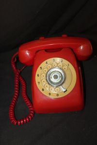 lot 311 image: Vintage GPO 746 Rotary telephone, iconic British design from the 1970s