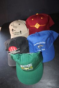 lot 332 image: Five Baseball Caps&nbsp